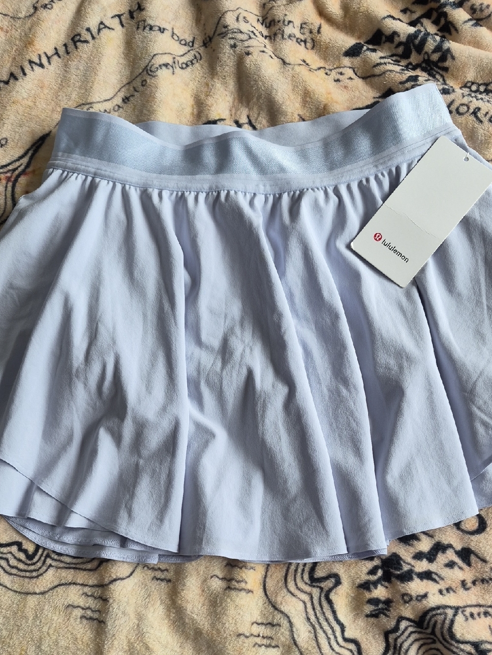 NWT Lululemon Size 10 Court Rival HR Skirt Long Skort Lilac Light Purple
